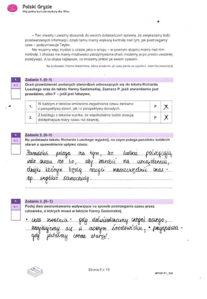 Matura z języka polskiego